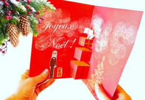 Carte pop up noel