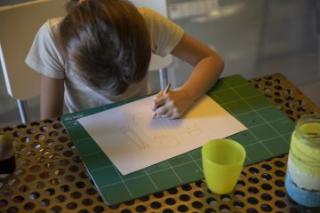Atelier enfant "création : béton" firminy