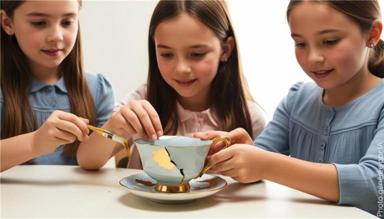 Atelier jeune public "je réutilise : la technique du kintsugi" firminy